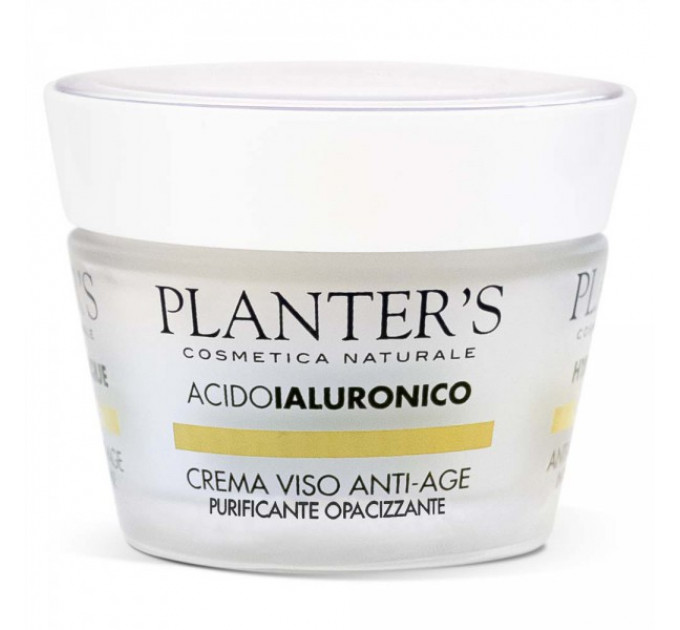PLANTER'S (Плантерс) Hyaluronic Acid Anti-Age Face Cream крем для лица матирующий с гиалуроновой кислотой